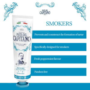 Pasta Del Capitano Smokers dantų pasta 75 ml