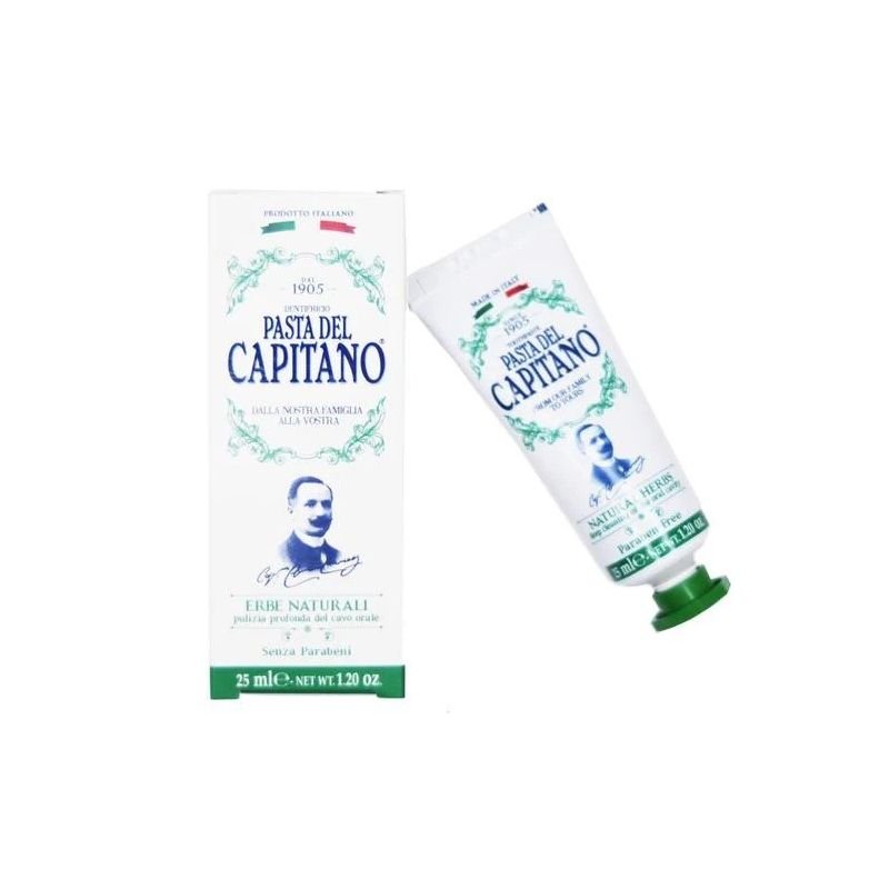 Pasta Del Capitano Natural Herbs dantų pasta 25 ml