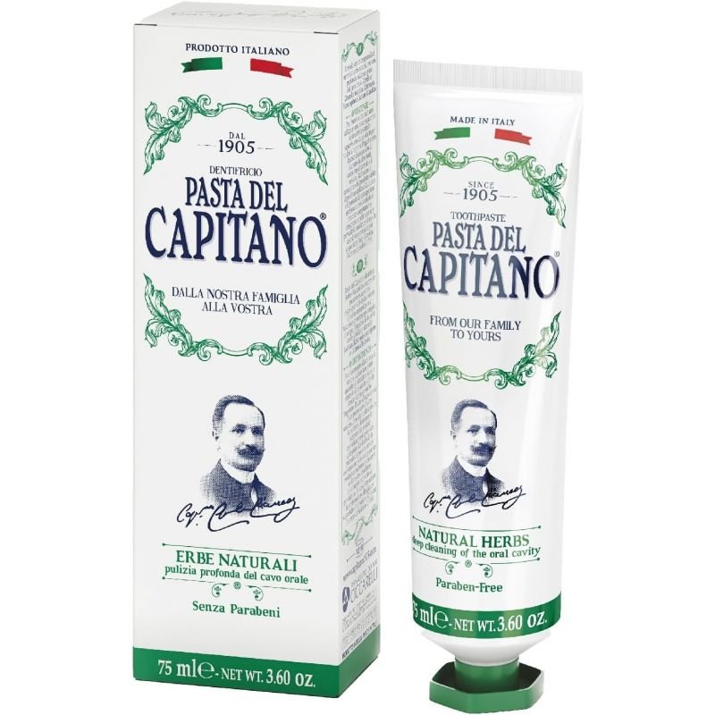 Pasta Del Capitano Natural Herbs dantų pasta 75 ml