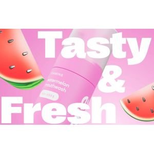 Hismile Watermelon burnos skalavimo putos 45 ml