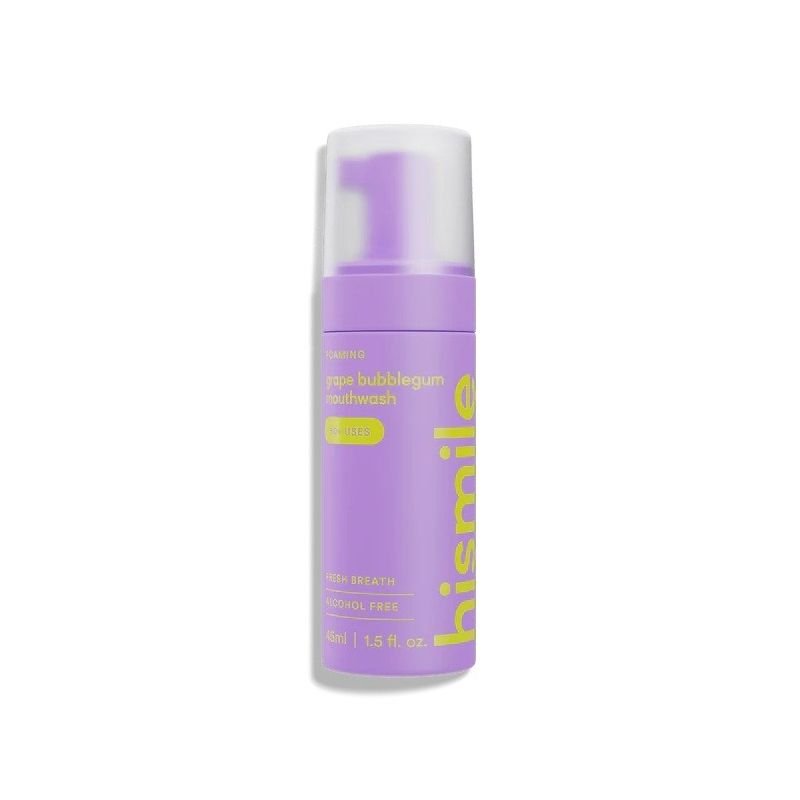 Hismile Grape Bubblegum burnos skalavimo putos 45 ml
