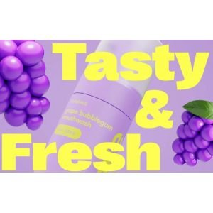 Hismile Grape Bubblegum burnos skalavimo putos 45 ml