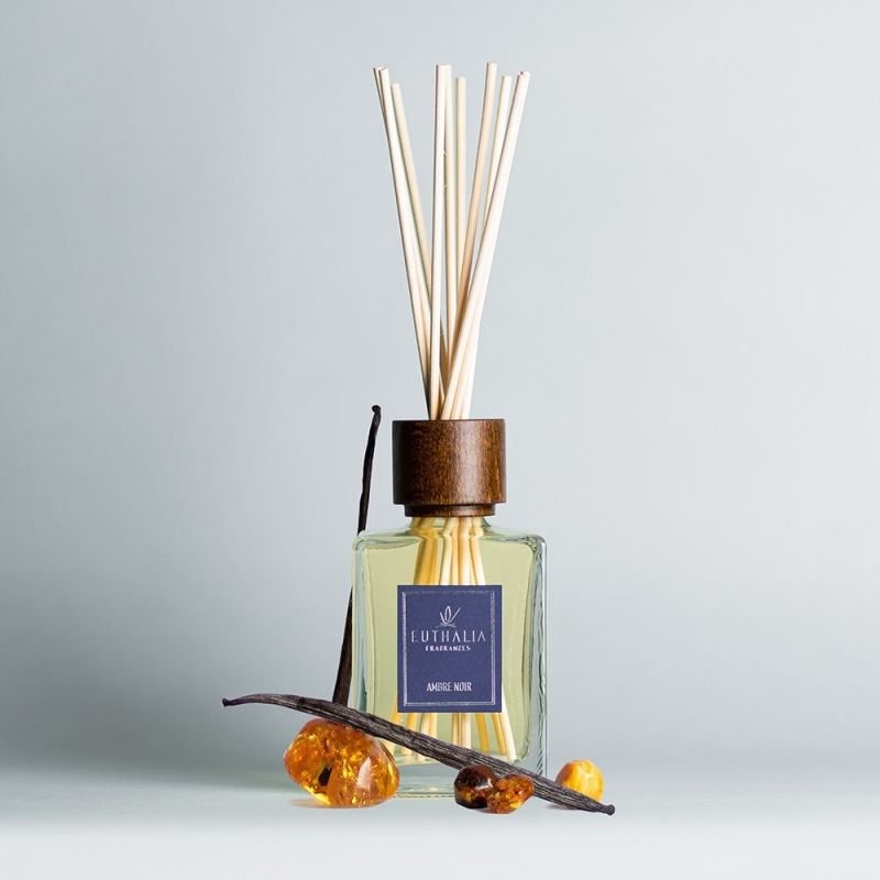 Euthalia Ambre Noir namų kvapas su lazdelėmis 100 ml