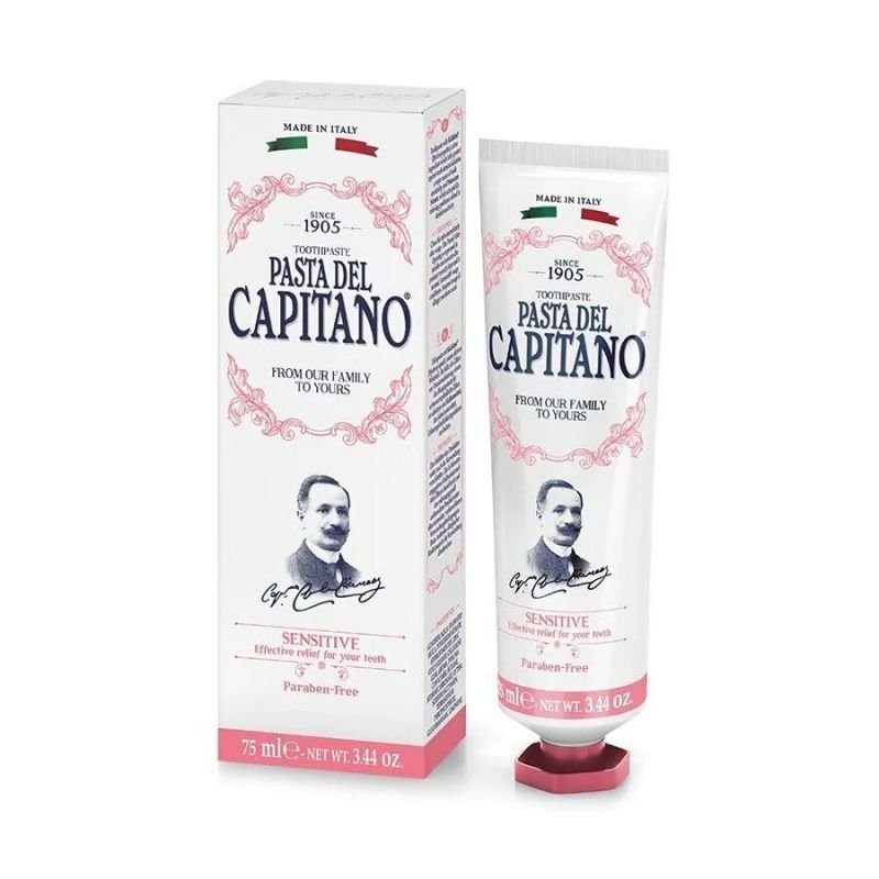 Pasta Del Capitano Sensitive Teeth dantų pasta 75 ml