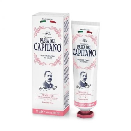 Pasta Del Capitano Sensitive Teeth dantų pasta 75 ml