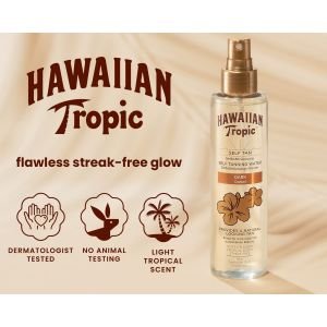 Hawaiian Tropic Self Tan Water Dark tamsus savaiminio įdegio vanduo 190 ml