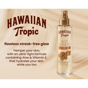 Hawaiian Tropic Self Tan Water Dark tamsus savaiminio įdegio vanduo 190 ml