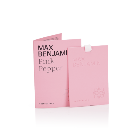Max Benjamin Pink Pepper aromatinė kortelė