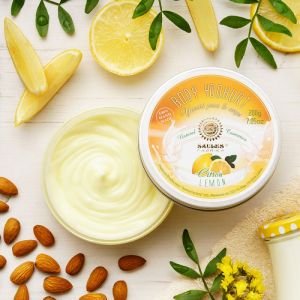 Saules Fabrika Lemon kūno jogurtas 200 g