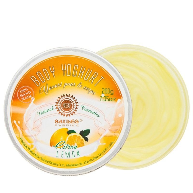 Saules Fabrika Lemon kūno jogurtas 200 g