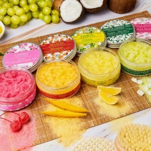 Saules Fabrika Jasmine - Green Tea Sugar Scrub kūno šveitiklis 200 g