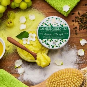 Saules Fabrika Jasmine - Green Tea Sugar Scrub kūno šveitiklis 200 g