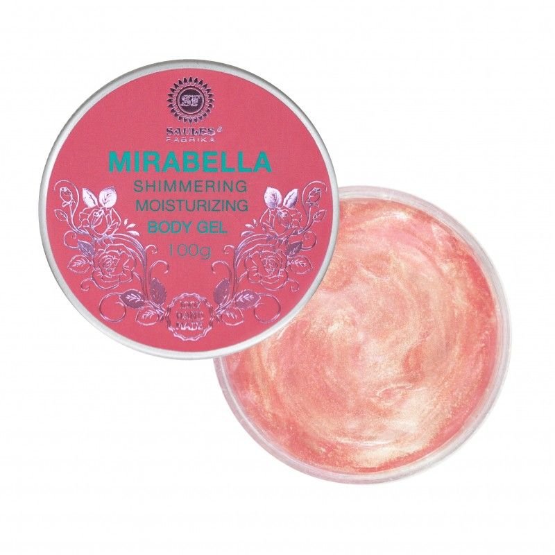 Saules Fabrika Mirabella blizgantis kūno gelis 100 g