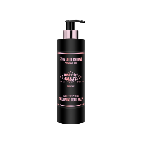 Šveičiamasis skystas muilas| Institut Karite Black Leather, 250ml