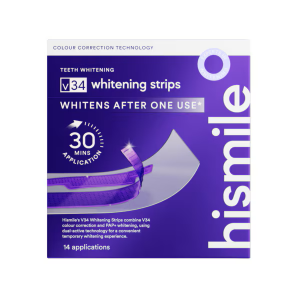 Hismile V34 Whitening Strips balinimo juostelės 14 vnt