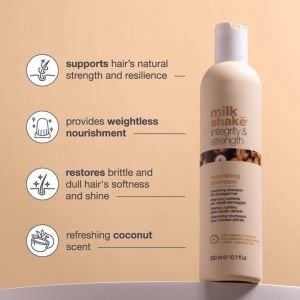 Milk Shake Integrity Nourishing maitinantis šampūnas visų tipų plaukams 300 ml