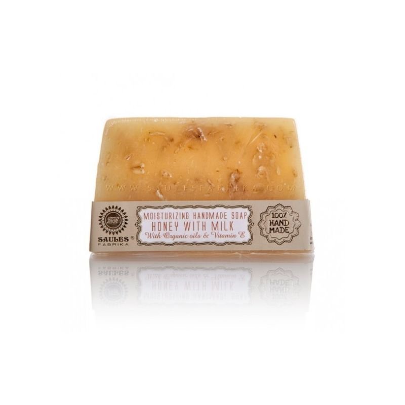 Saules Fabrika Honey And Milk muilas 80 g