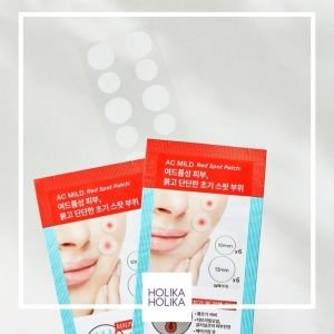 Holika Holika AC Mild Red Spot Patch pleistrai 12 vnt