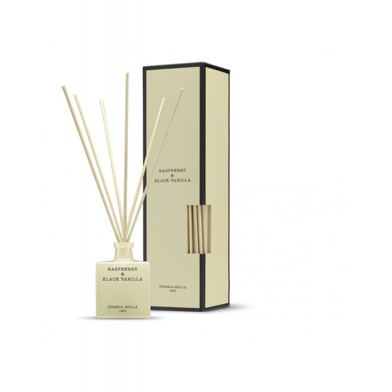 Cereria Molla Raspberry & Black Vanilla namų kvapų difuzorius 100 ml