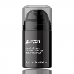 "Garçon" vyriškas dieninis drėkinamasis kremas - šviesių iki vidutinių tonų 50ml-GARçON SKINCARE-GARÇON SKINCARE