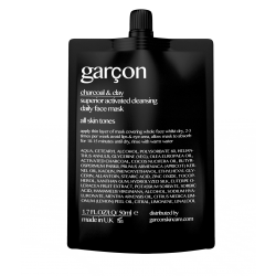 "Garçon Mens" valomoji molio ir medžio anglies veido kaukė - visiems odos atspal-GARçON SKINCARE-GARÇON SKINCARE