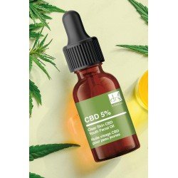 Skaidrios odos jauninantis veido aliejus su CBD, 15ml-DR. BOTANICALS-DR.