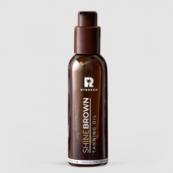 SHINE BROWN CHOCOLATE OIL Itin greitai veikiantis bronzinantis aliejus, 145ml-BYROKKO-BYROKKO