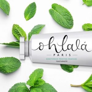 Ohlalá Paris bambukinis šepetėlis ir dantų pasta 15 ml