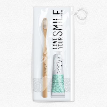 Ohlalá Paris bambukinis šepetėlis ir dantų pasta 15 ml