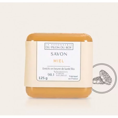 Medaus muilas (Miel) 125g-LA SAVONNERIE DU PILON DU ROY-La Savonnerie du Pilon du Roy