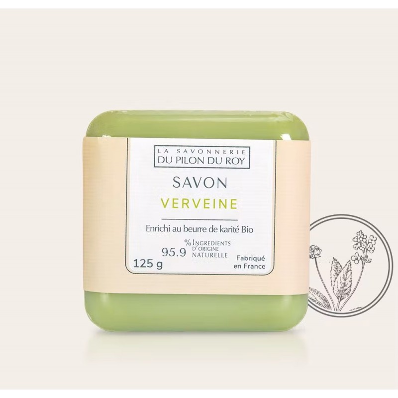 Verbenų muilas (Verveine) 125g-LA SAVONNERIE DU PILON DU ROY-La Savonnerie du Pilon du Roy