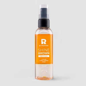 SHINE BROWN TWO-PHASE SUPER TANNING SPRAY dvifazis įdegio purškiklis, 100ml-BYROKKO-BYROKKO
