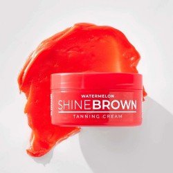 SHINE BROWN WATERMELON CREAM Itin greitai veikiantis bronzinantis kremas, 200ml-BYROKKO-BYROKKO