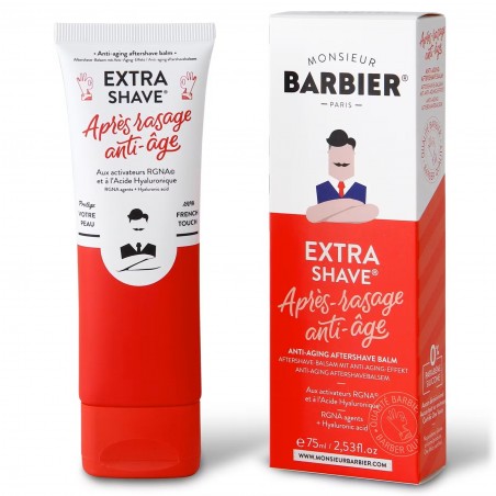 Monsieur Barbier Senėjimą stabdantis balzamas po skutimosi - EXTRA SHAVE, 75ml-MONSIEUR BARBIER-Veido priežiūrai