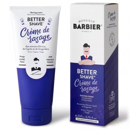 Monsieur Barbier Skutimosi kremas - BETTER SHAVE, 175ml-MONSIEUR BARBIER-Veido priežiūrai