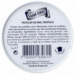 Bonbon pastilės Saint-Ange - Medus Propolis, 50g-Bonbon France-BONBON-FRANCE