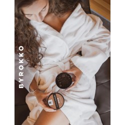 COFFEE SCRUB aromatinis šveitimo potyris, 210ml-BYROKKO-Kūno aliejai, šveitikliai