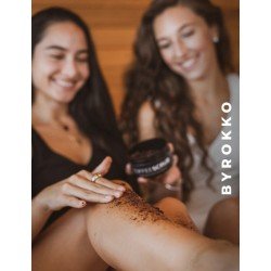 COFFEE SCRUB aromatinis šveitimo potyris, 210ml-BYROKKO-Kūno aliejai, šveitikliai