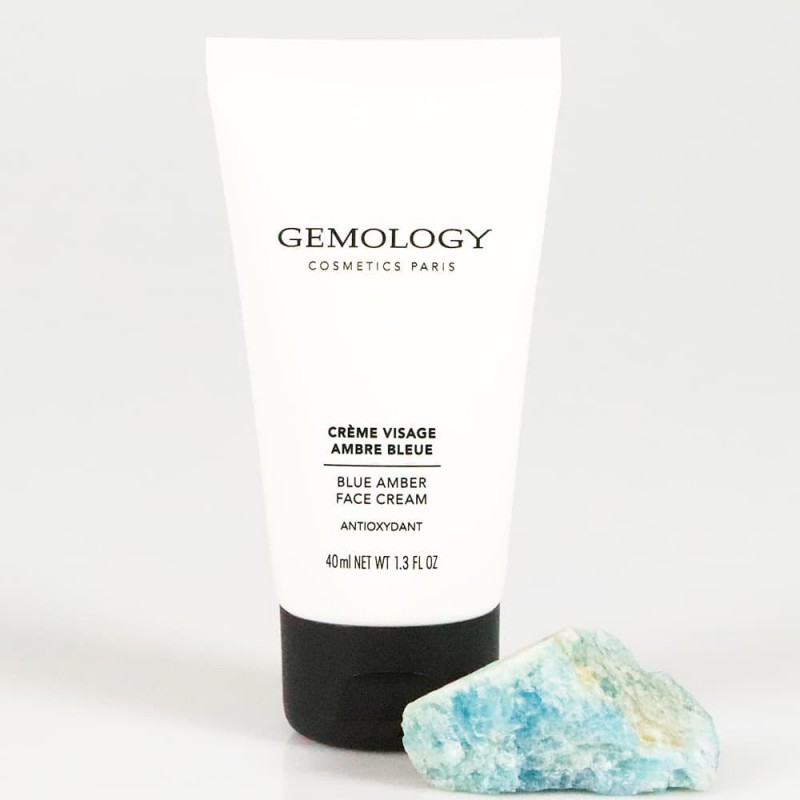 GEMOLOGY Mėlynojo gintaro veido kremas - antioksidantas, 40ml-GEMOLOGY COSMETICS PARIS-GEMOLOGY COSMETICS PARIS