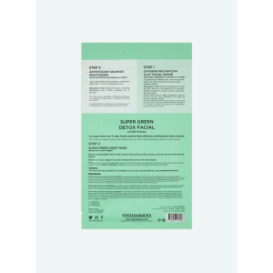 Vitamasques Super Green Detox veido kaukė