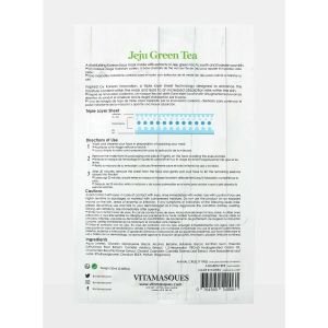 Vitamasques Jeju Green Tea veido kaukė